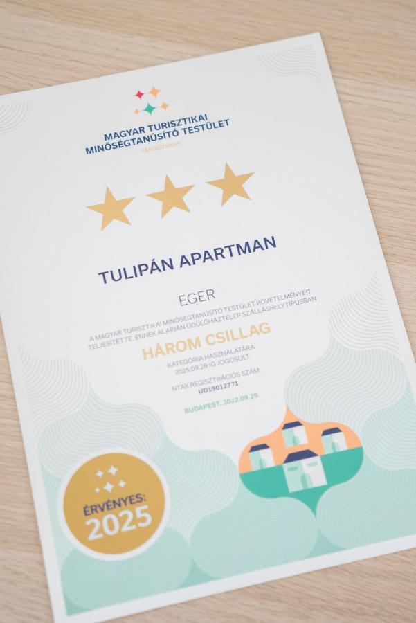 Tulipan Apartman Erlau Exterior foto